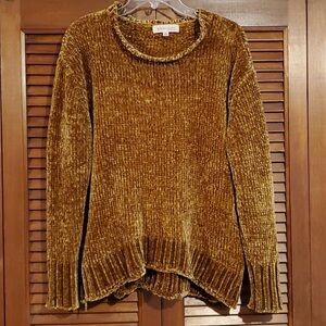 Philosophy Women's Gold Crew Neck Sweater